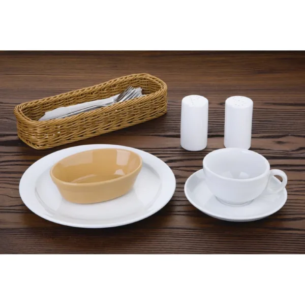 Olympia Stoneware Oval Pie Bowls 145 x 104mm