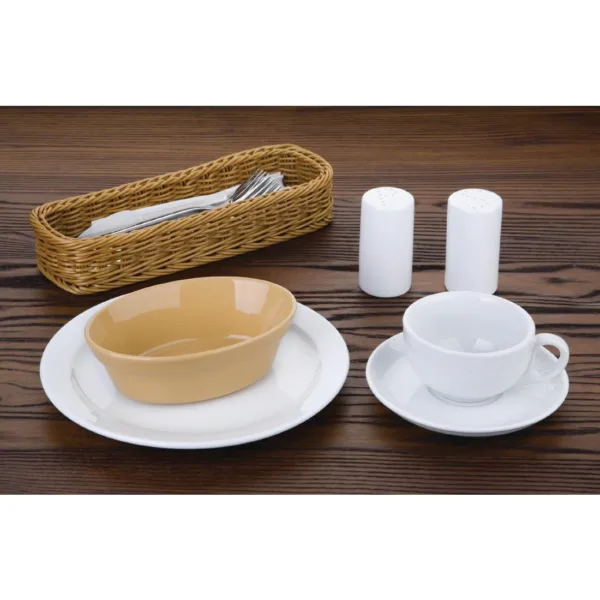 Olympia Stoneware Oval Pie Bowls 161 x 116mm