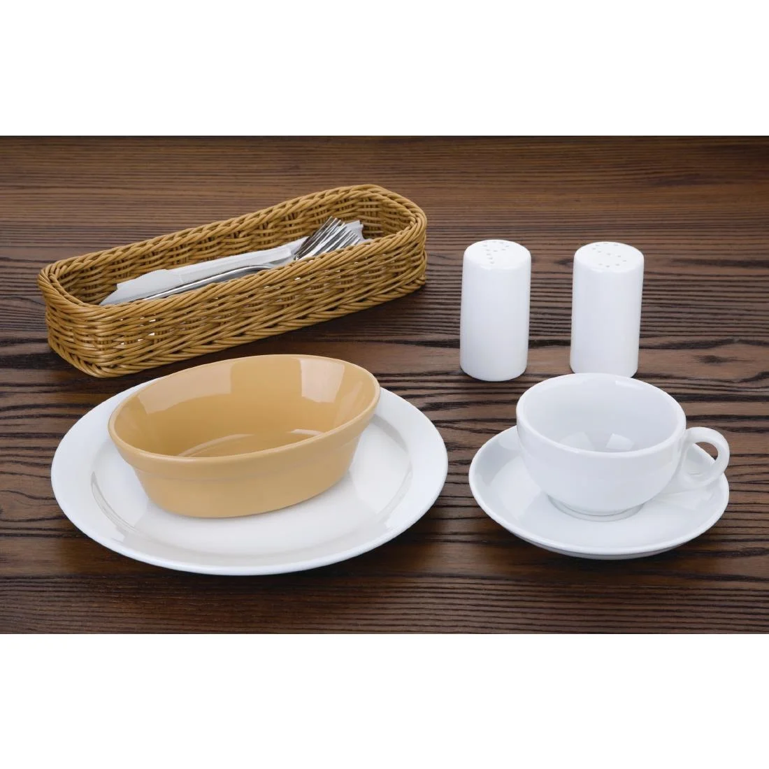 Olympia Stoneware Oval Pie Bowls 161 x 116mm - Image 3