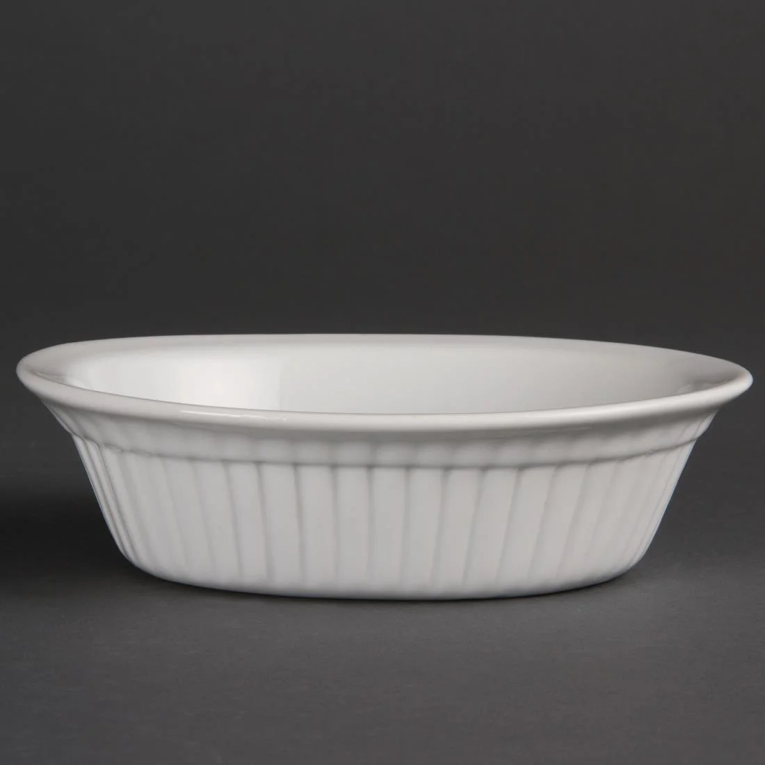 Olympia Whiteware Oval Pie Dishes 170mm - Image 2