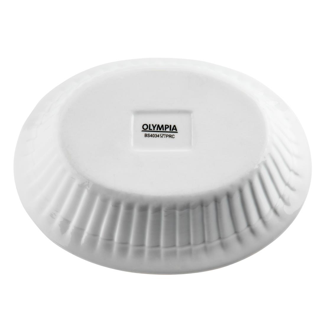 Olympia Whiteware Oval Pie Dishes 170mm