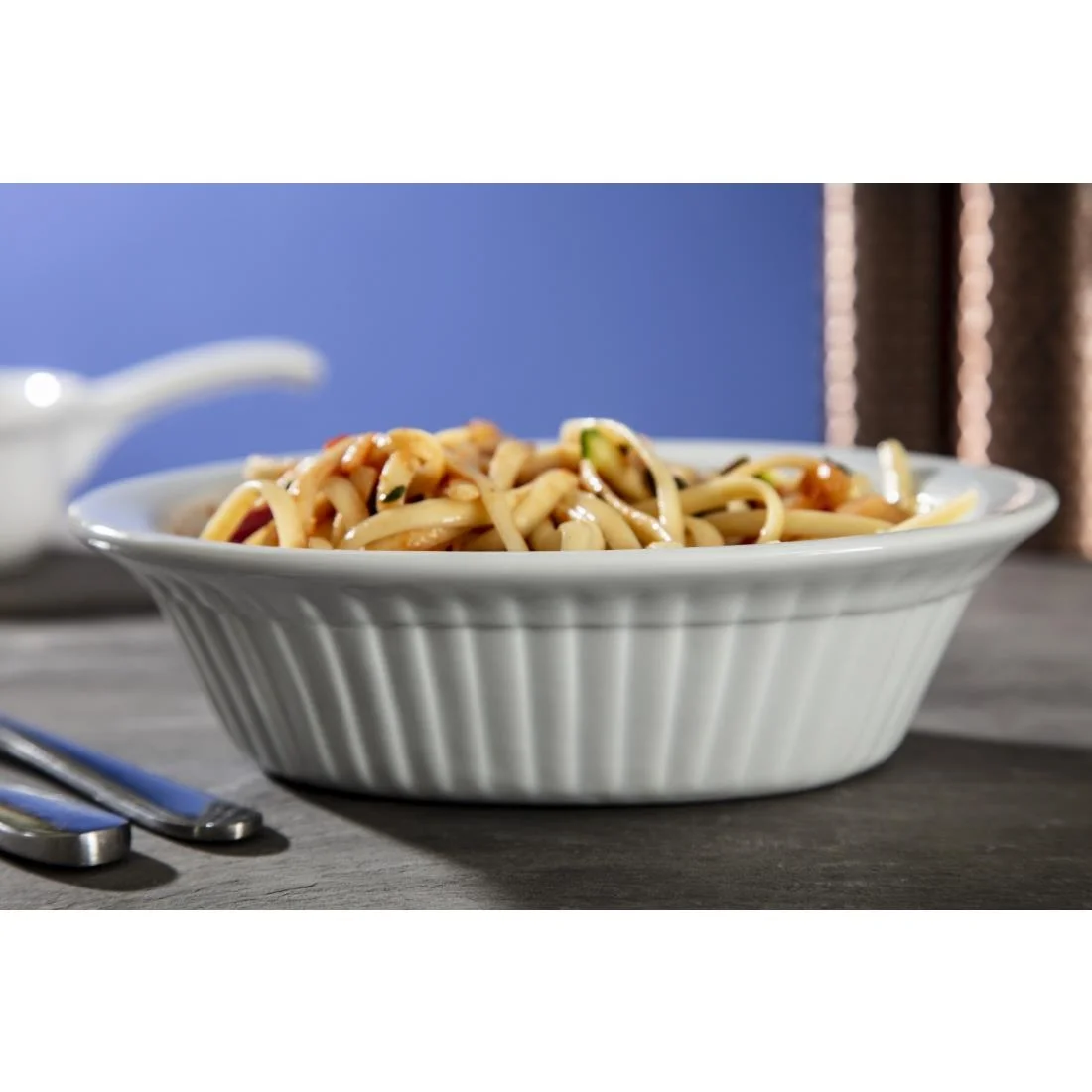 Olympia Whiteware Oval Pie Dishes 170mm - Image 7