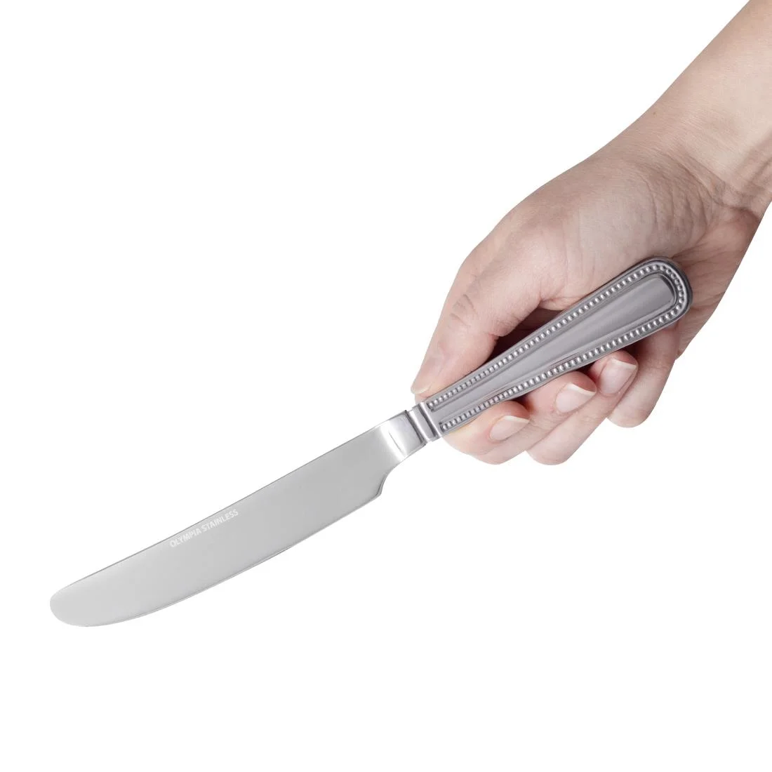 Olympia Bead Solid Handle Table Knife - Image 5