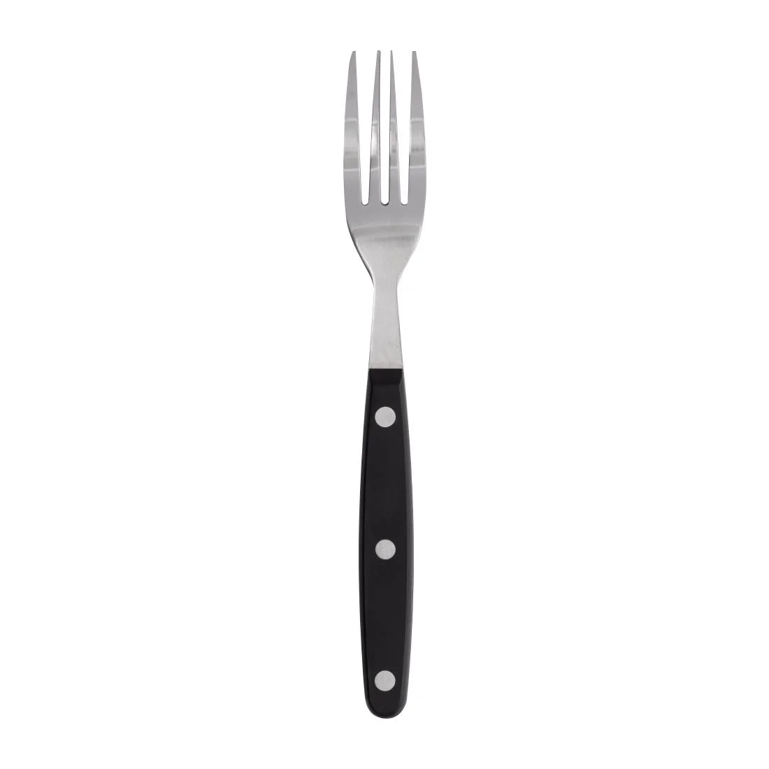Steak Fork Black Handle 200mm - Image 4