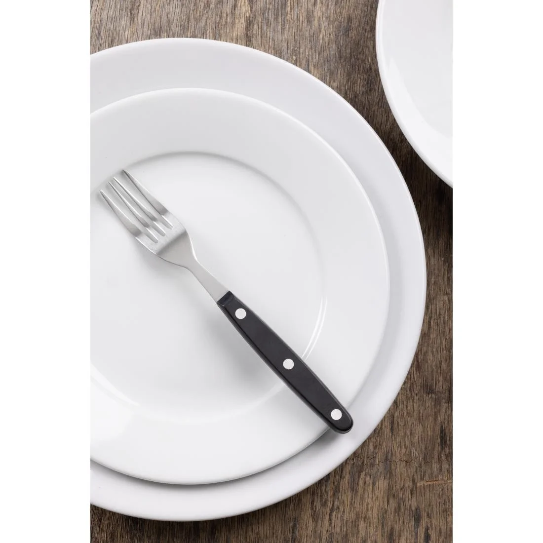 Steak Fork Black Handle 200mm - Image 7