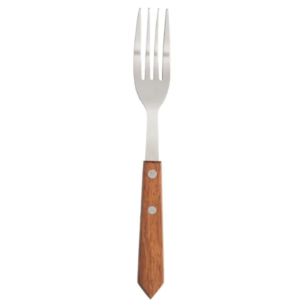 Steak Fork Wooden Handle 190mm
