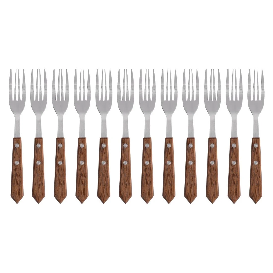 Steak Fork Wooden Handle 190mm - Image 4