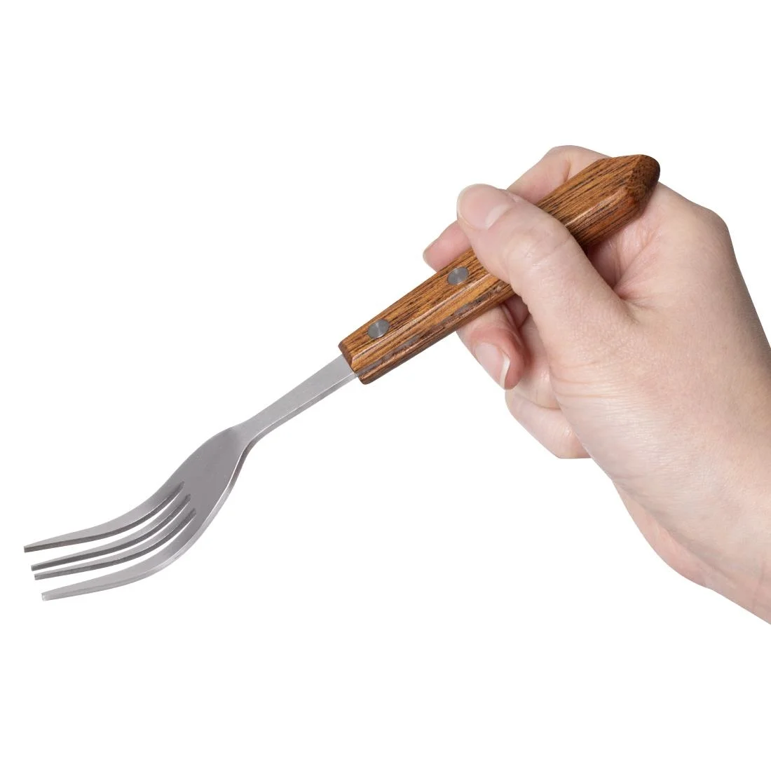 Steak Fork Wooden Handle 190mm - Image 7