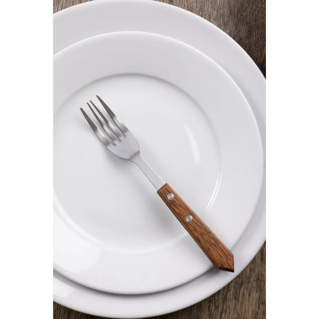 Steak Fork Wooden Handle 190mm - Image 8