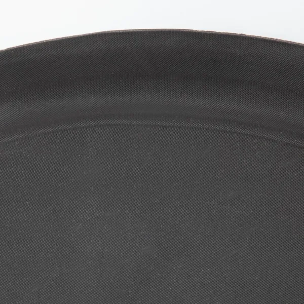 Kristallon Plastic Oval Non Slip Tray Black 27 x 22 in