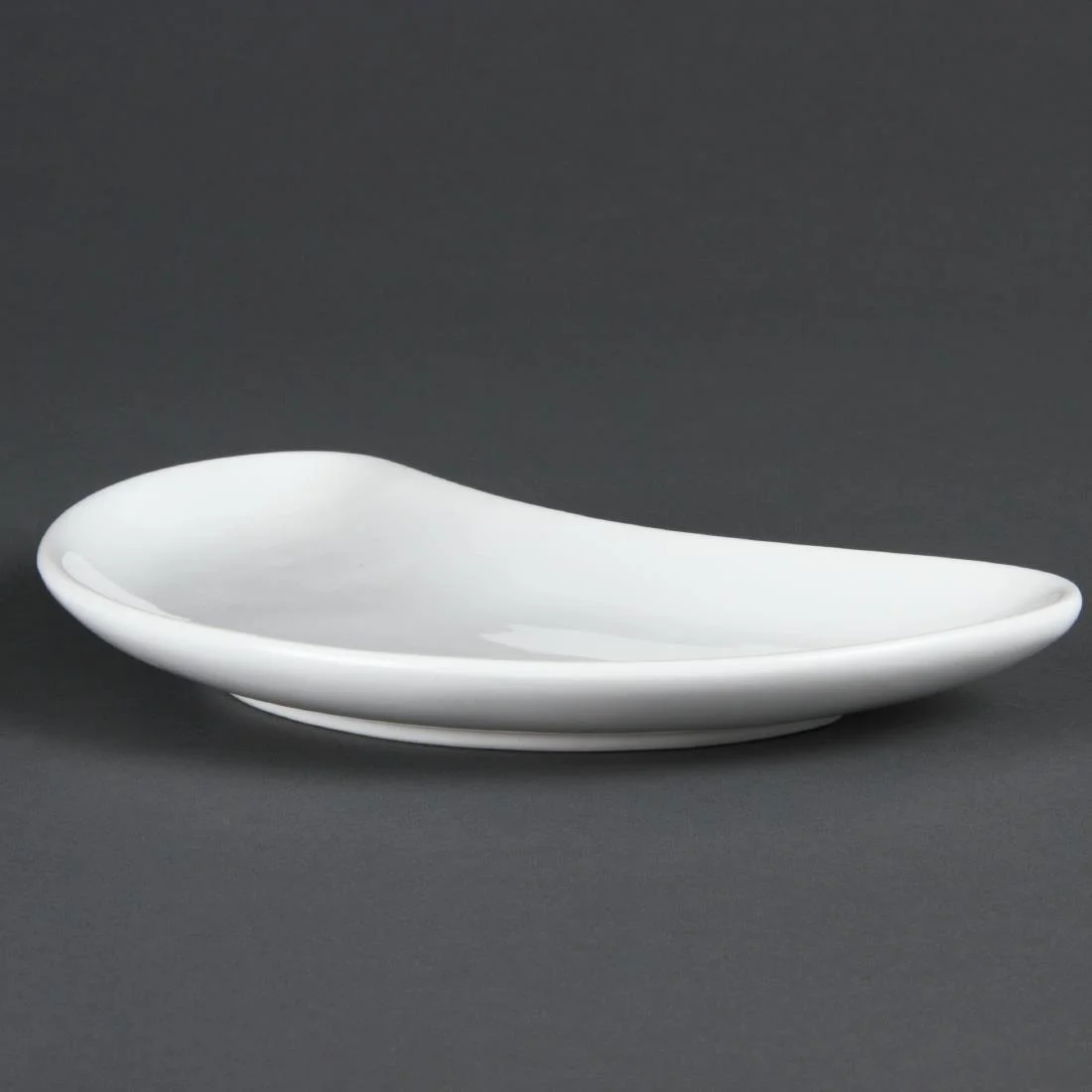 Olympia Whiteware Crescent Salad Plates 200mm - Image 3