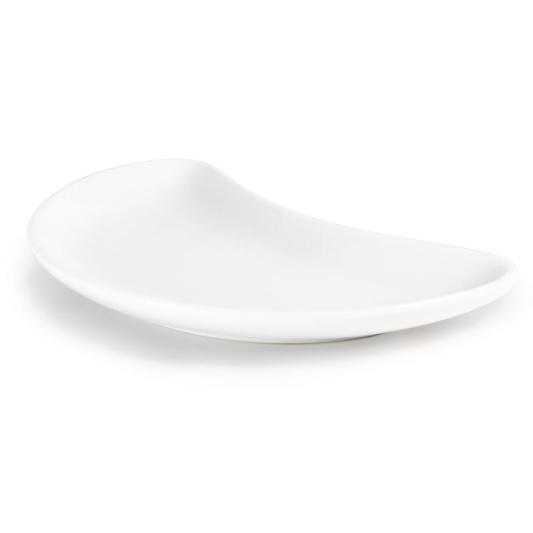 Olympia Whiteware Crescent Salad Plates 200mm