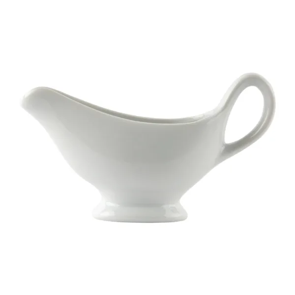 Olympia Whiteware Gravy Boats 215ml 7.5oz