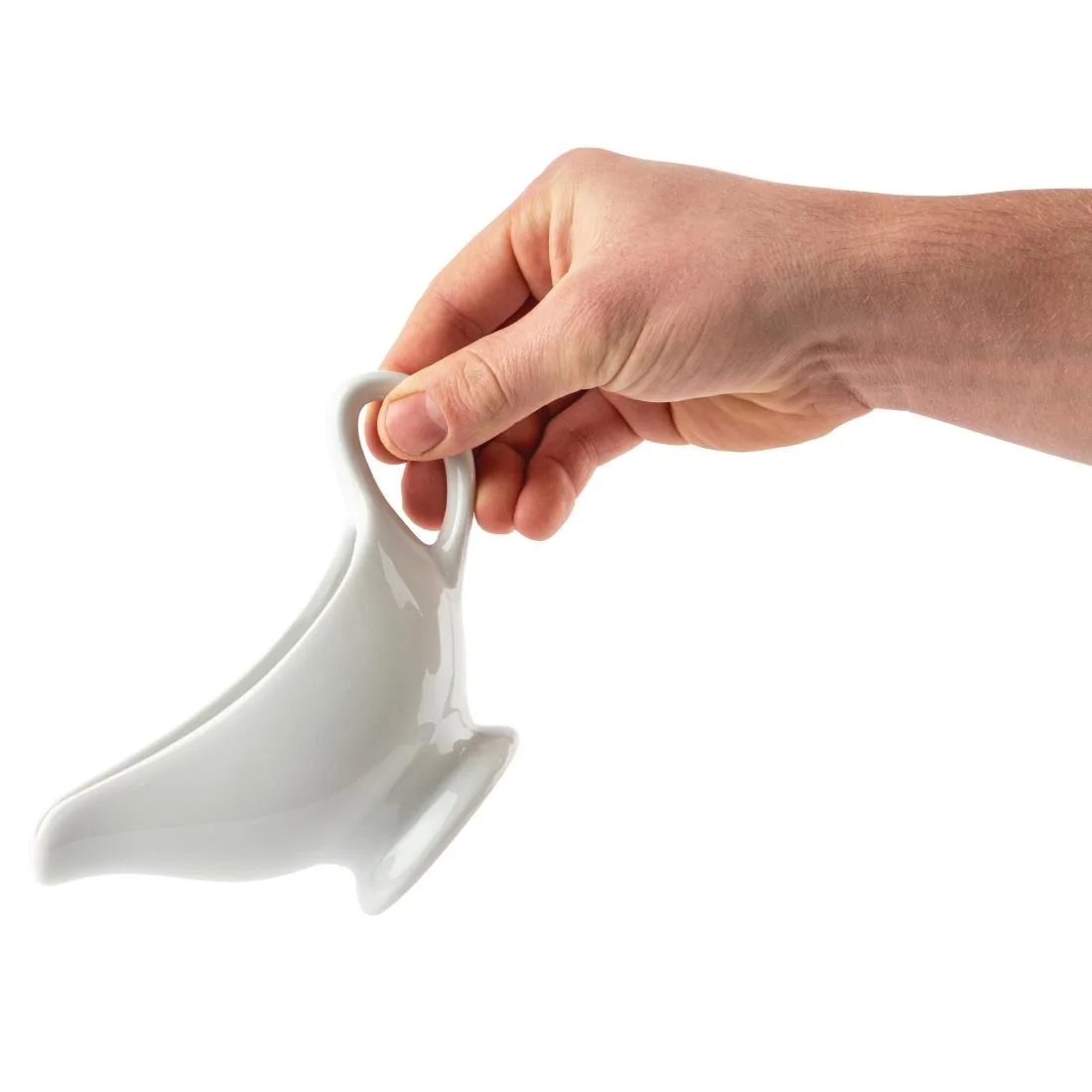 Olympia Whiteware Gravy Boats 215ml 7.5oz - Image 6