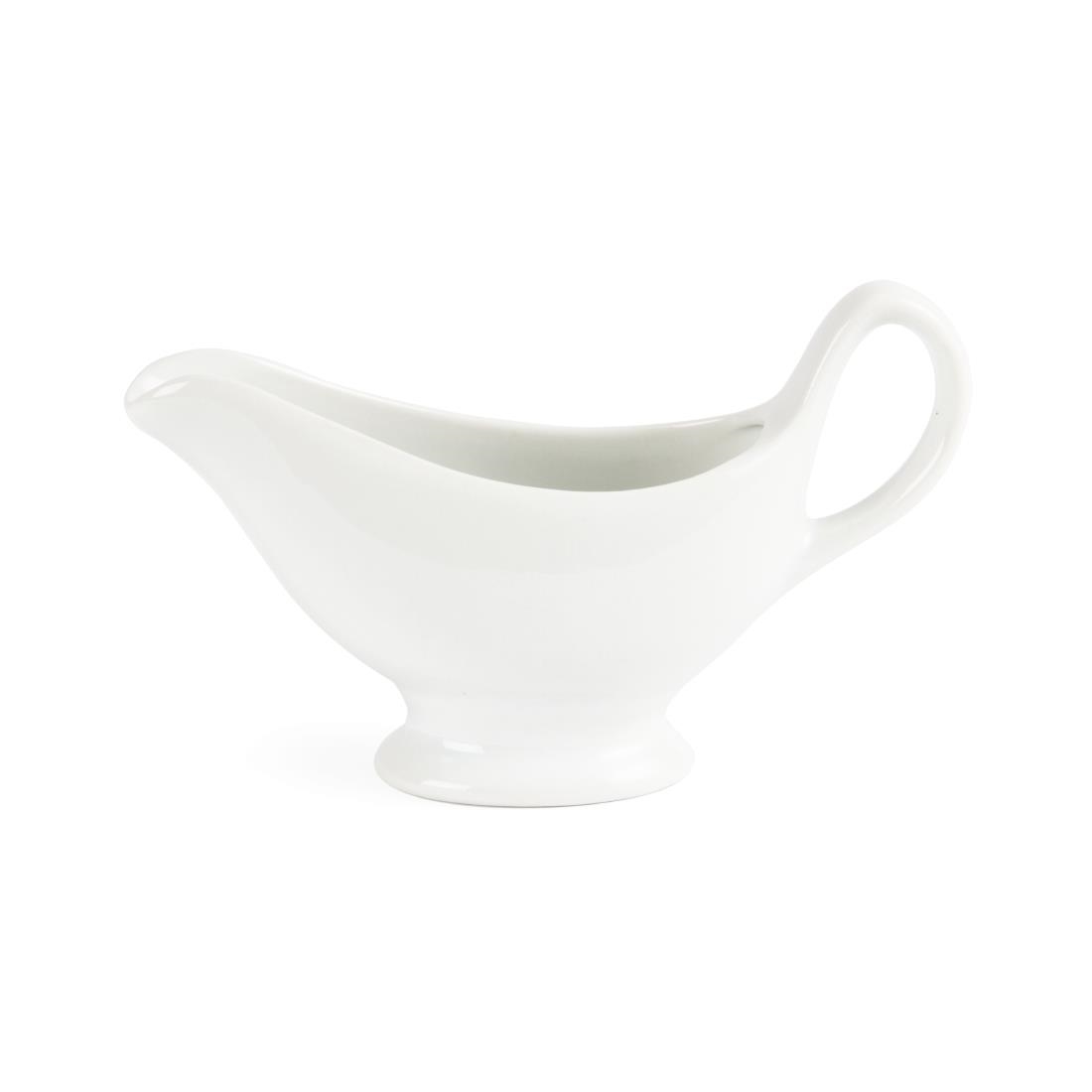 Olympia Whiteware Gravy Boats 215ml 7.5oz