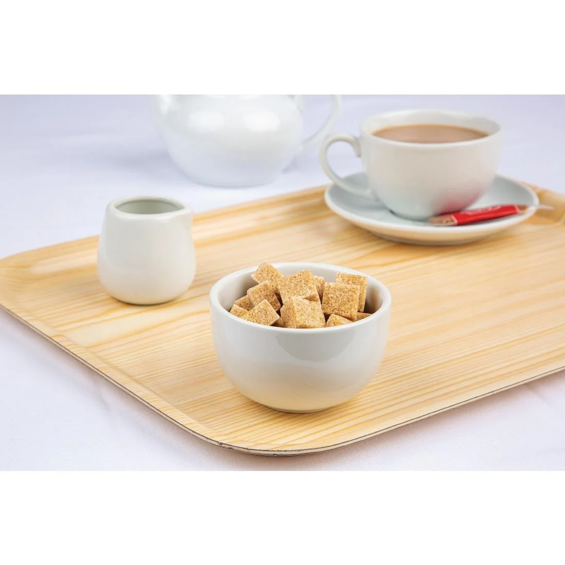 Olympia Whiteware Sugar Bowls 200ml 7oz - Image 5