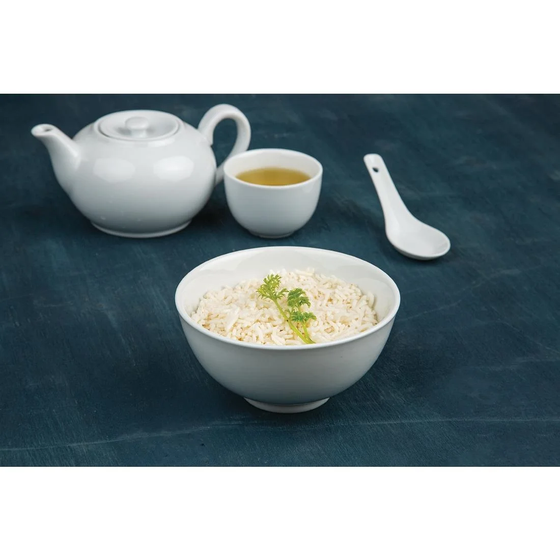 Olympia Whiteware Rice Bowls 130mm - Image 6