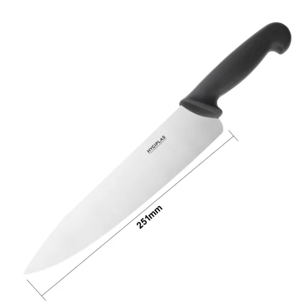 Hygiplas Chefs Knife Black 25.5cm