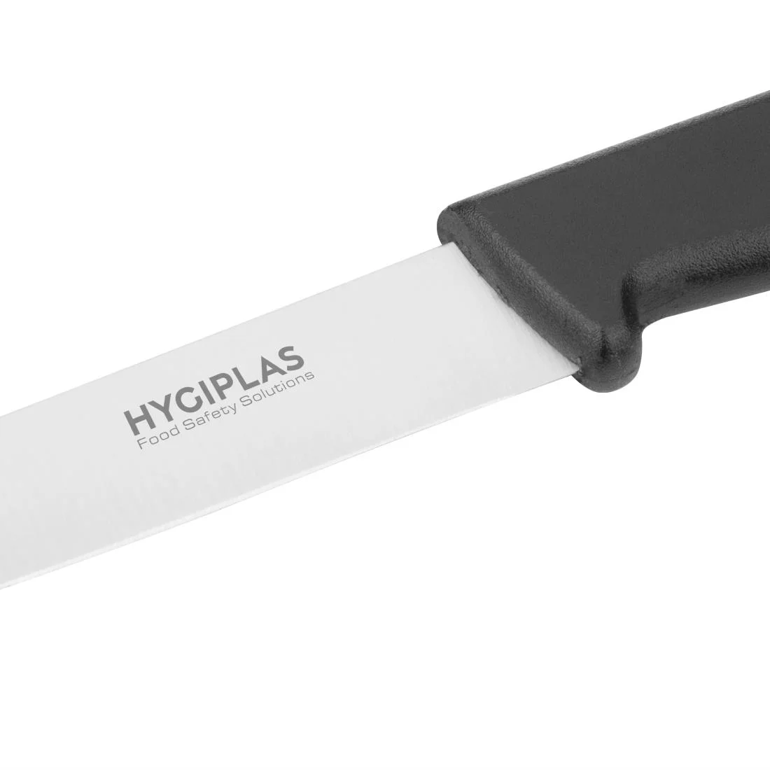 Hygiplas Straight Blade Paring Knife Black 7.5cm - Image 3