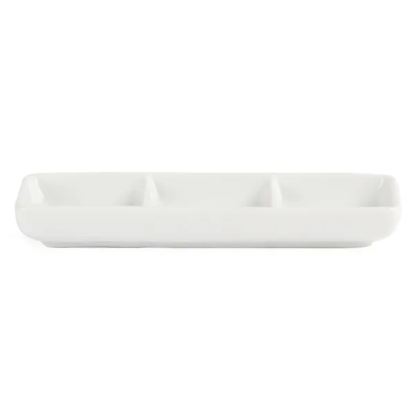 Olympia Whiteware 3 Section Dishes