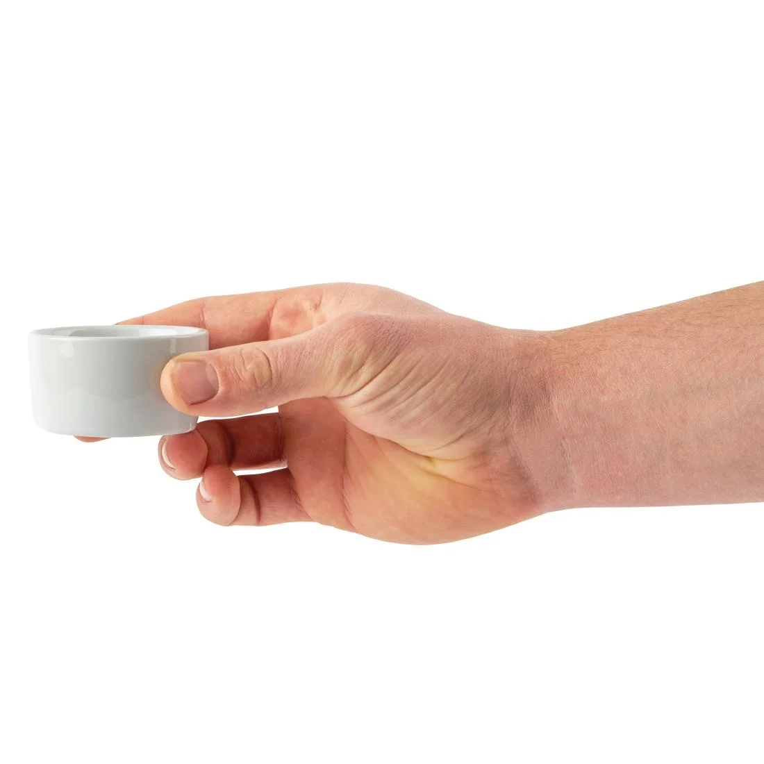 Olympia Whiteware Butter Dish 62mm - Image 4