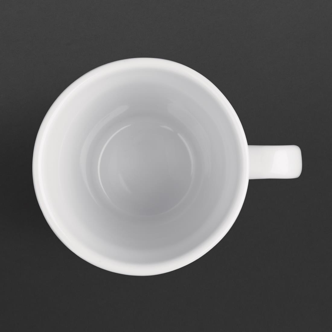 Olympia Whiteware Latte Mugs 310ml 11oz