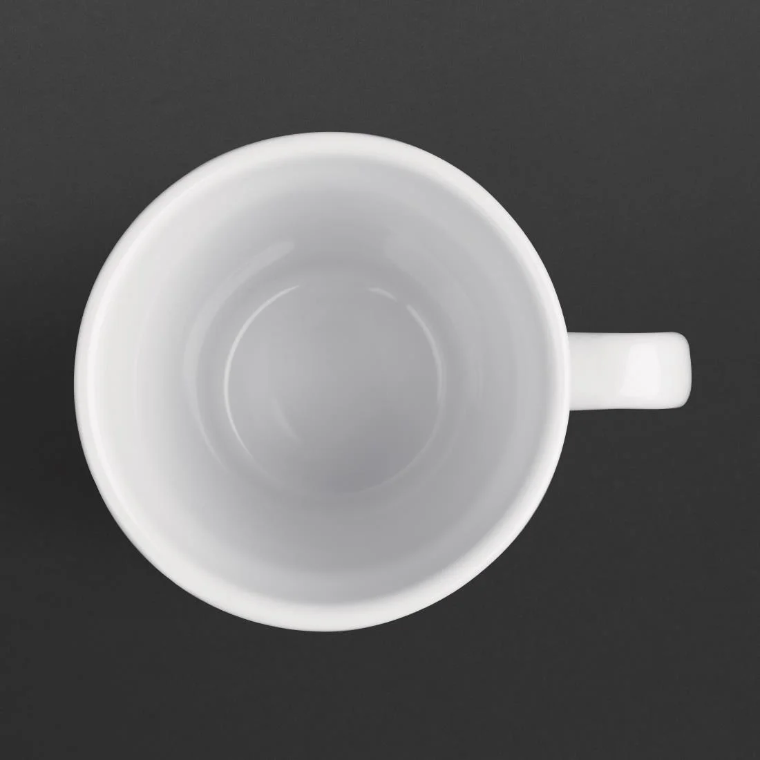 Olympia Whiteware Latte Mugs 310ml 11oz - Image 4