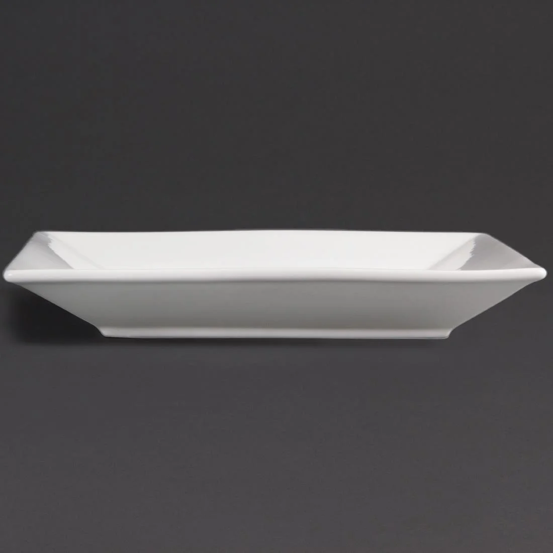 Olympia Whiteware Square Plates Wide Rim 250mm - Image 5