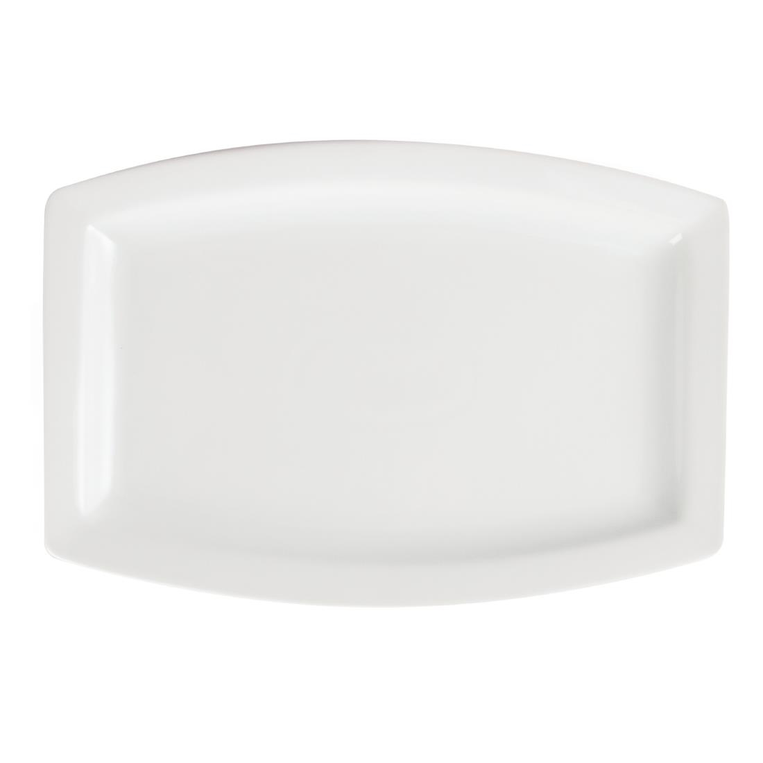 Olympia Whiteware Rectangular Plates 320mm