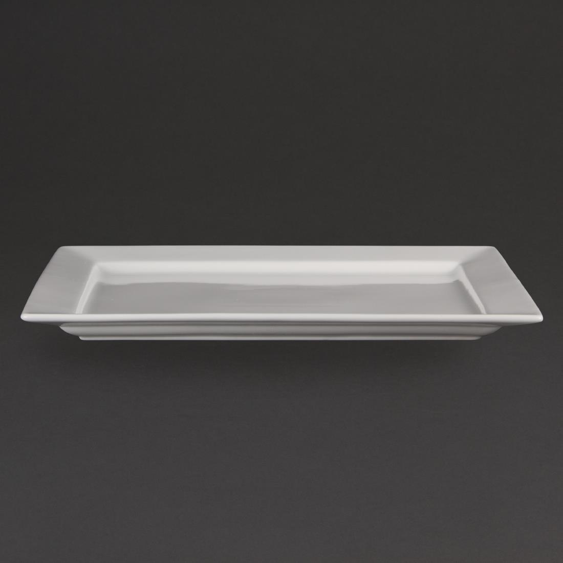 Olympia Wide Rim Rectangular Platter 400x 295mm