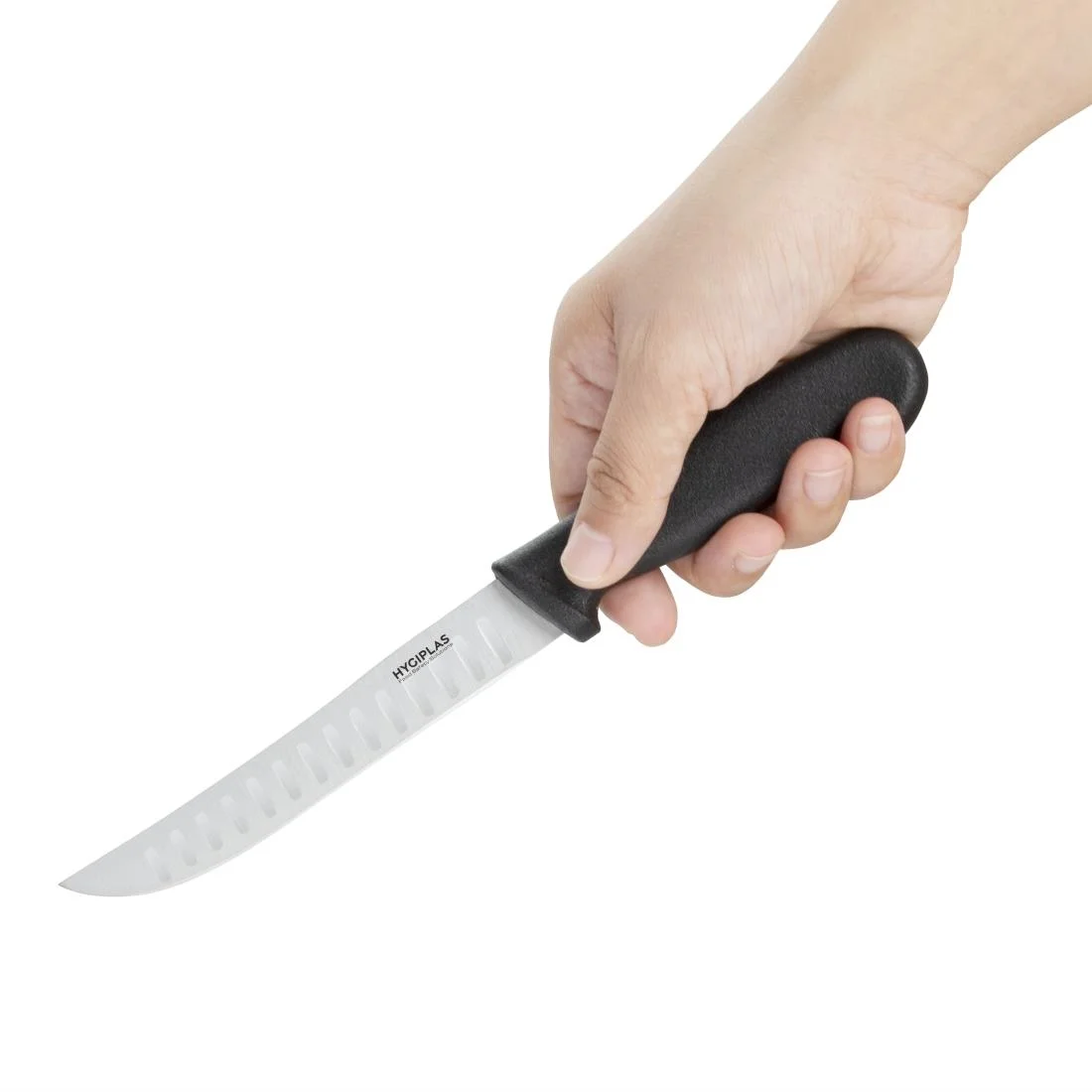 Hygiplas Scalloped Utility Knife Black 12.5cm - Image 2