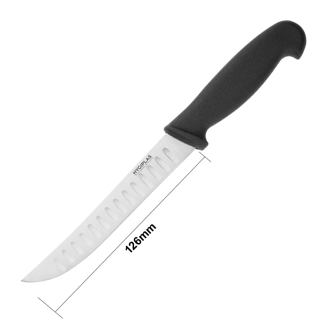 Hygiplas Scalloped Utility Knife Black 12.5cm - Image 5