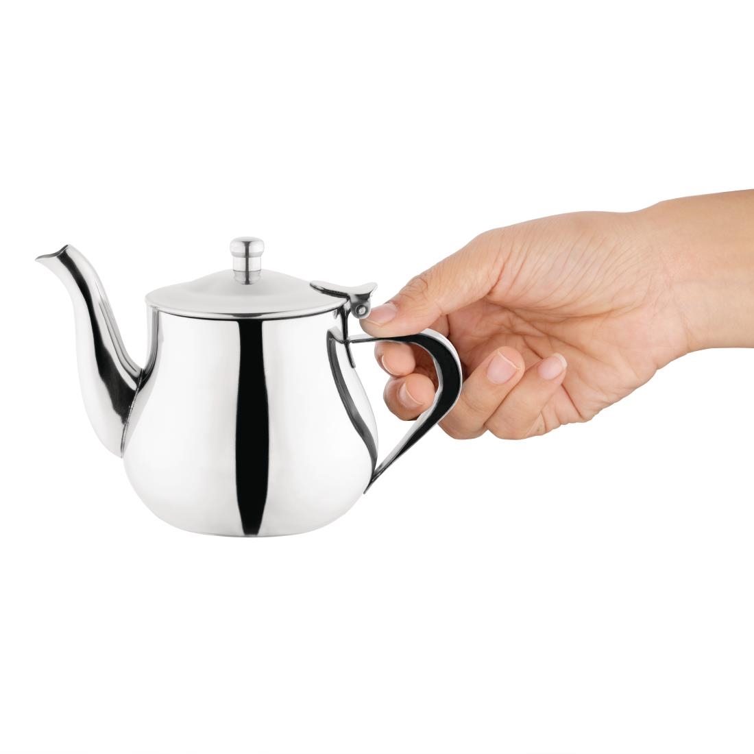 Olympia Arabian Teapot Stainless Steel 13oz