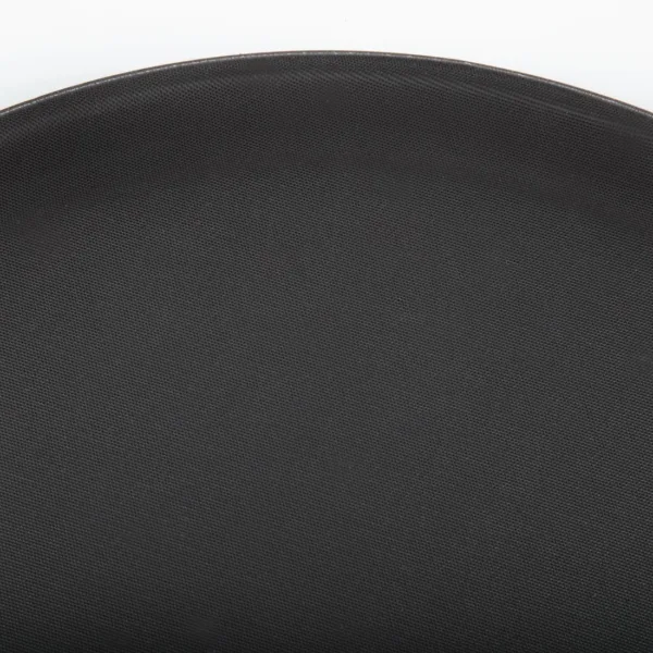 Kristallon Plastic Round Anti Slip Tray Black 16 in
