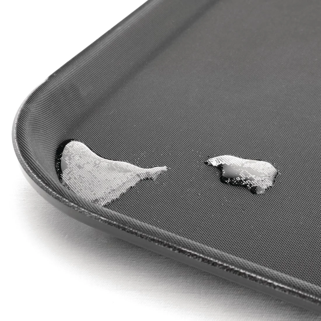 Kristallon Plastic Non Slip Tray Black 14 x 18 in - Image 3