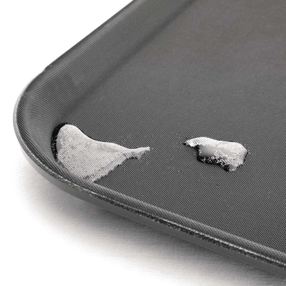 Kristallon Plastic Non Slip Tray Black 15 x 20 in - Image 3