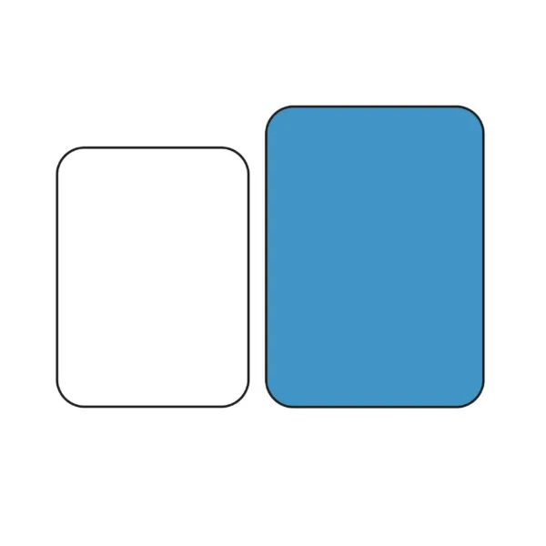 Kristallon Plastic Non Slip Tray Black 15 x 20 in