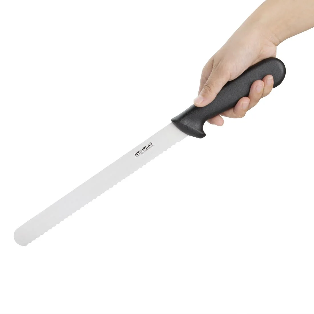 Hygiplas Serrated Slicer Black 25.5cm - Image 2