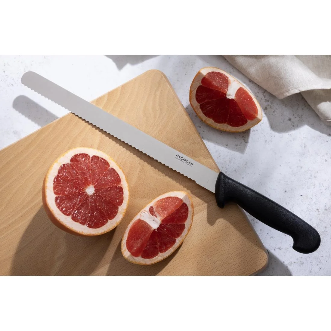 Hygiplas Serrated Slicer Black 30.5cm - Image 6