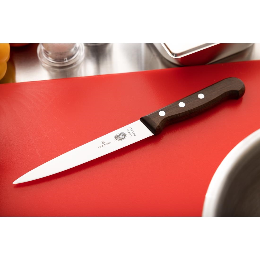 Victorinox Wooden Handled Filleting Knife 15cm