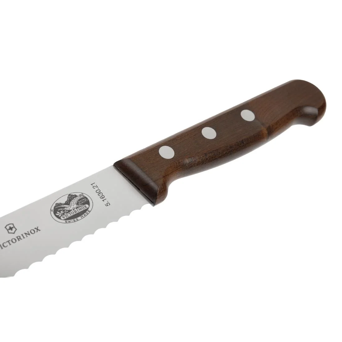 Victorinox Wooden Handled Serrated Bread Knife 21.5cm - Image 3