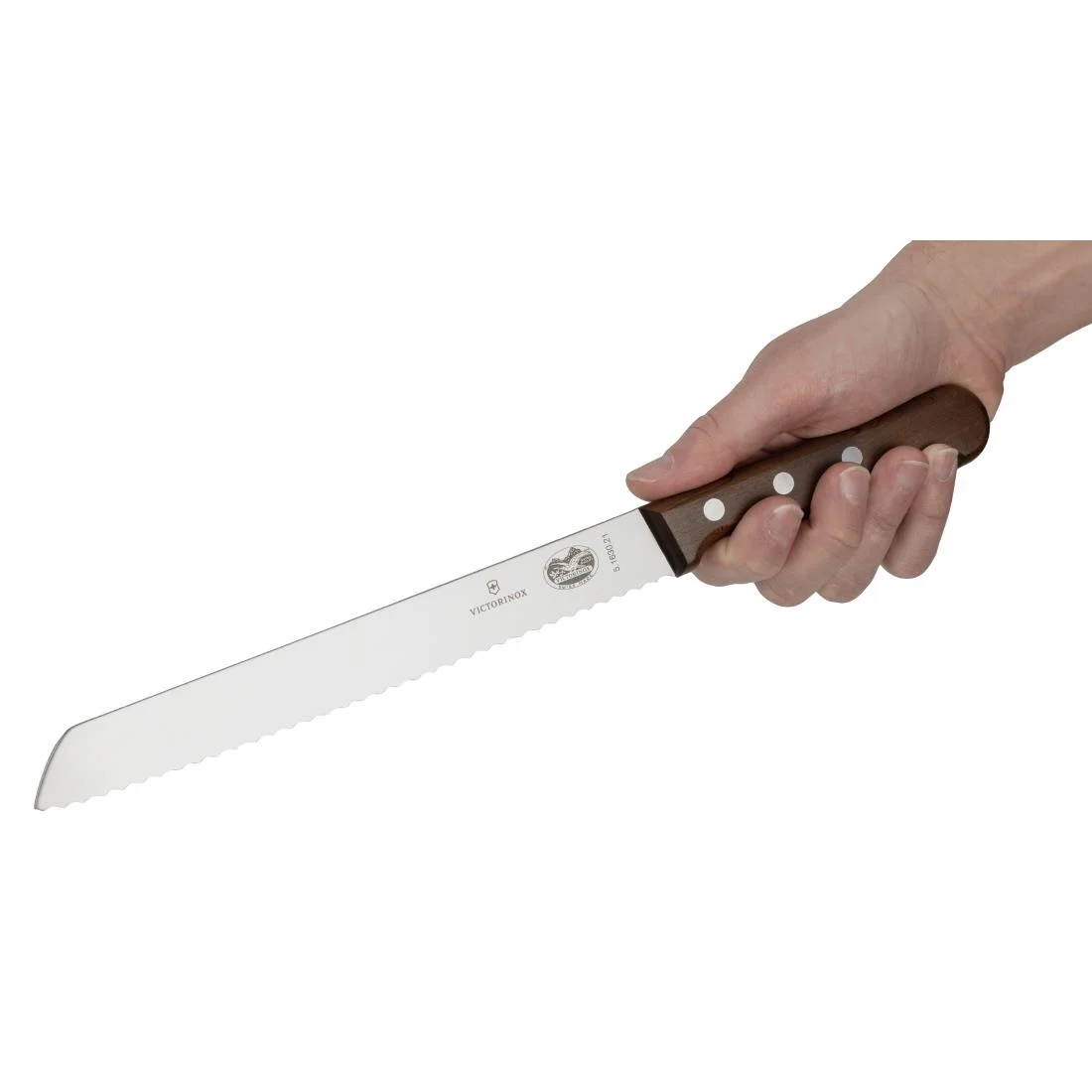 Victorinox Wooden Handled Serrated Bread Knife 21.5cm - Image 5