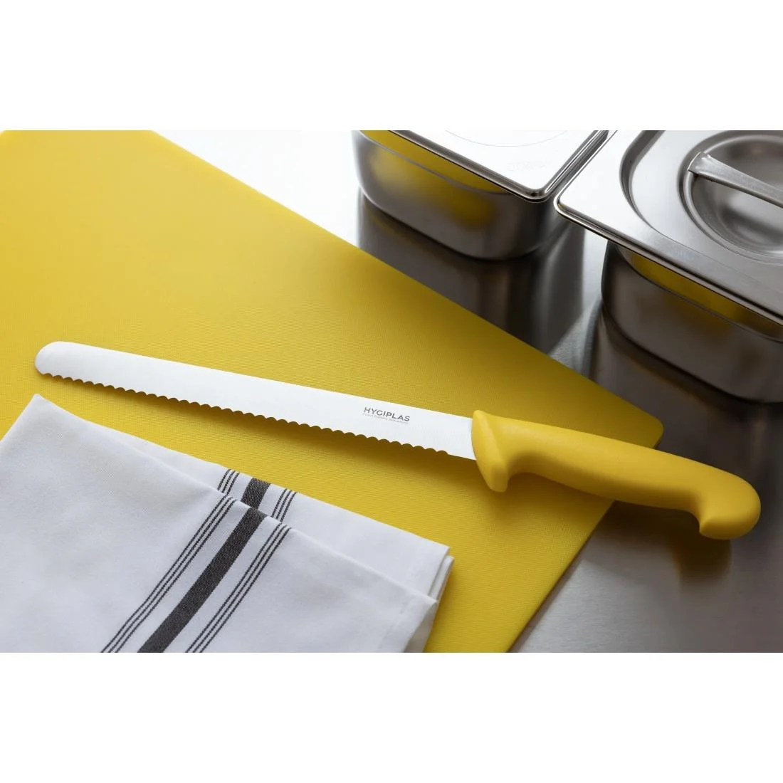 Hygiplas Serrated Slicer Yellow 25.5cm - Image 6