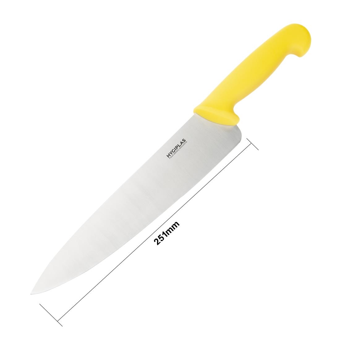 Hygiplas Chefs Knife Yellow 25.5cm