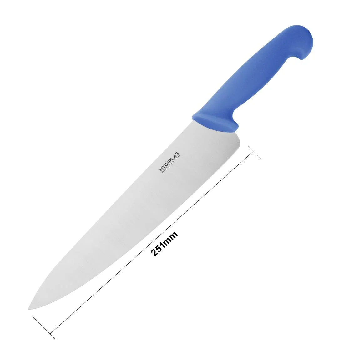 Hygiplas Chefs Knife Blue 25.5cm - Image 5