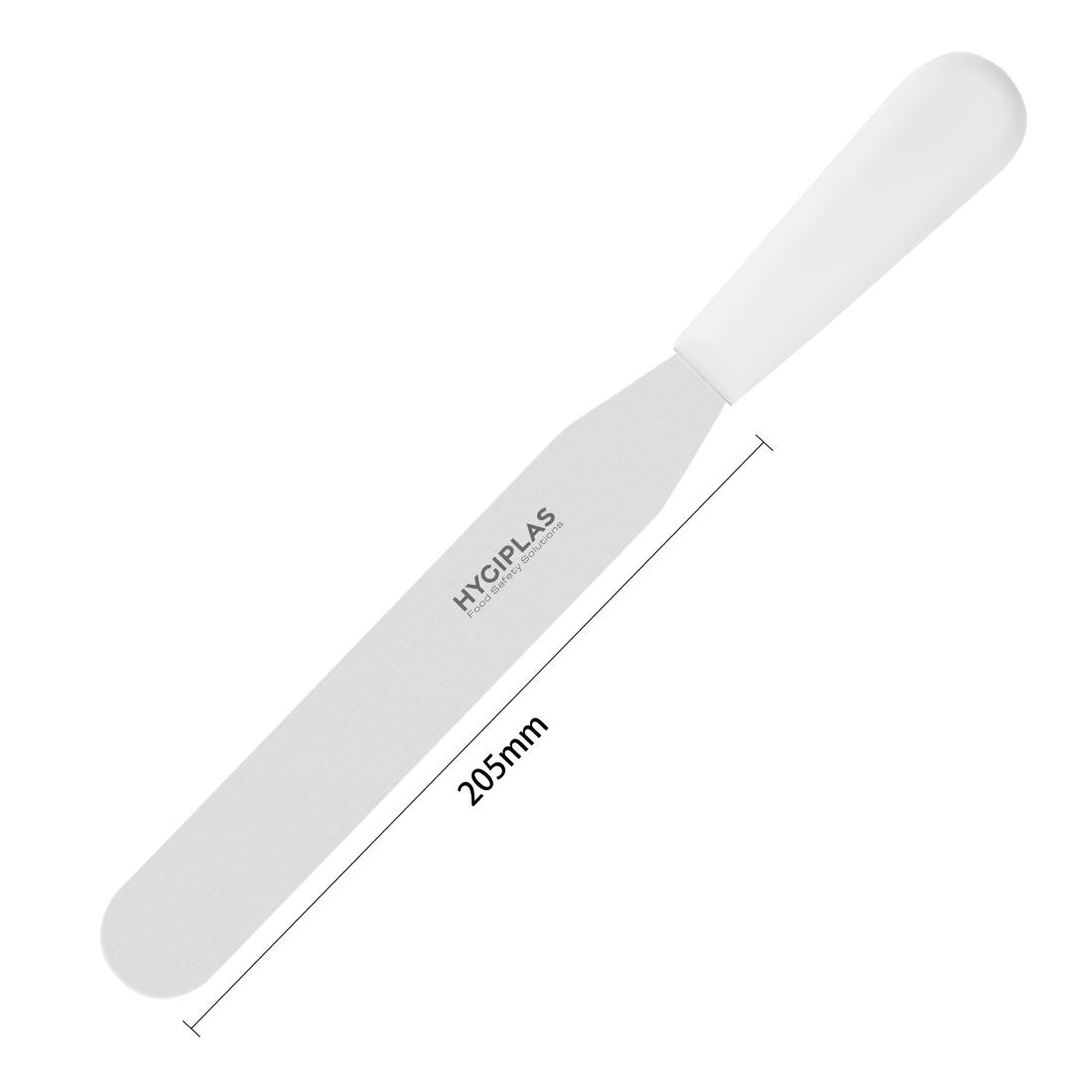 Hygiplas Straight Blade Palette Knife White 20.5cm