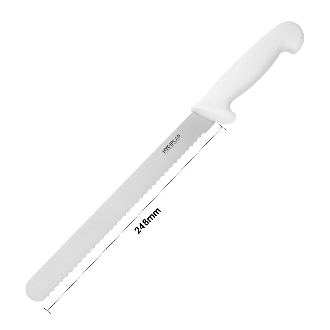 Hygiplas Serrated Slicer White 25.5cm - Image 5