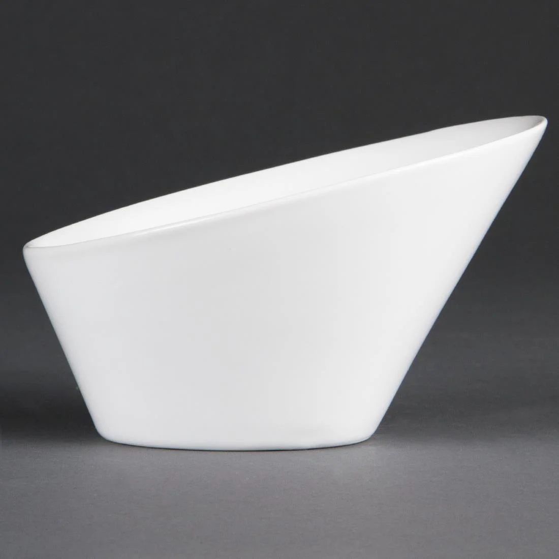 Olympia Whiteware Oval Sloping Bowls 180(W)x200(L)mm