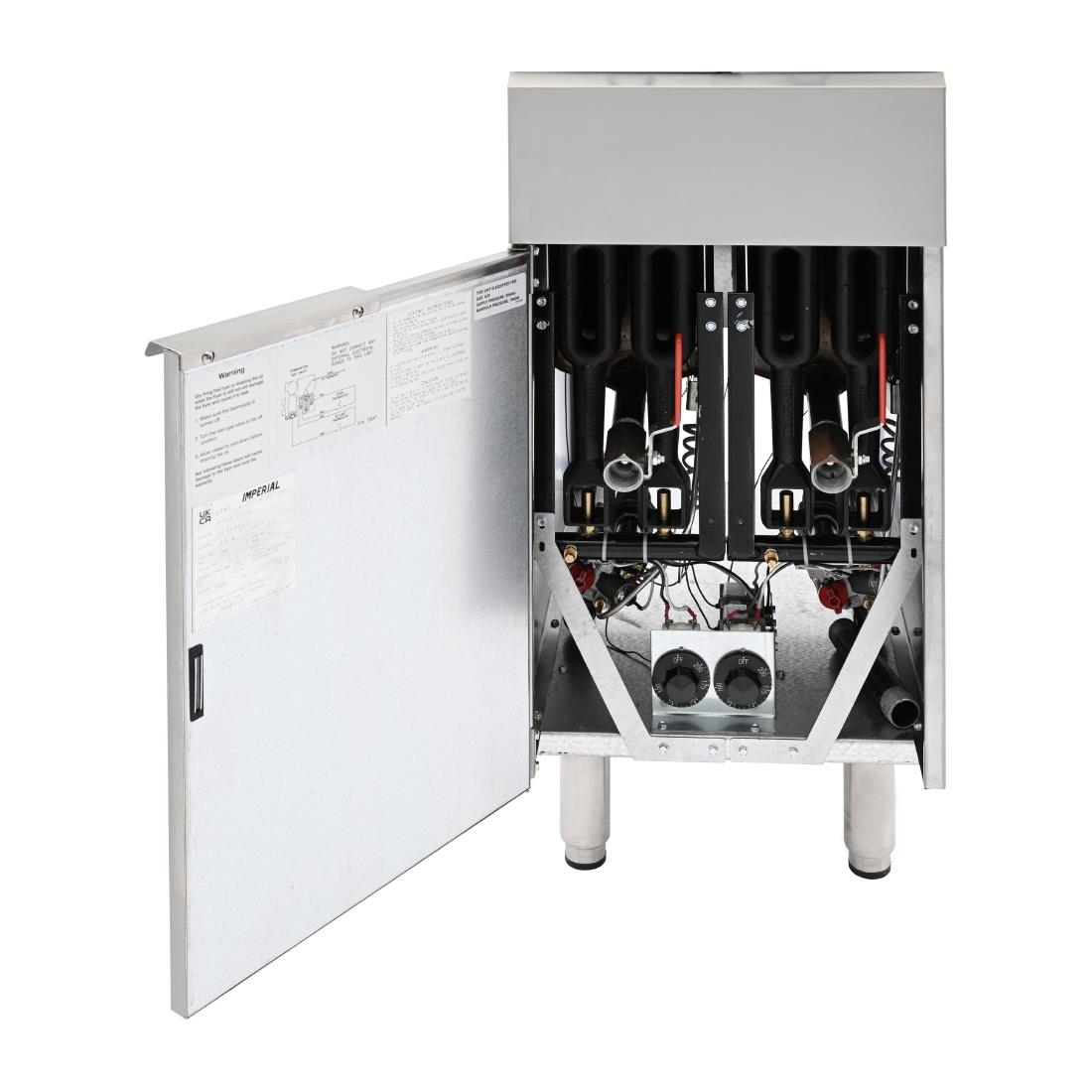 Imperial Twin Tank Twin Basket Natural Gas Fryer IFS-2525