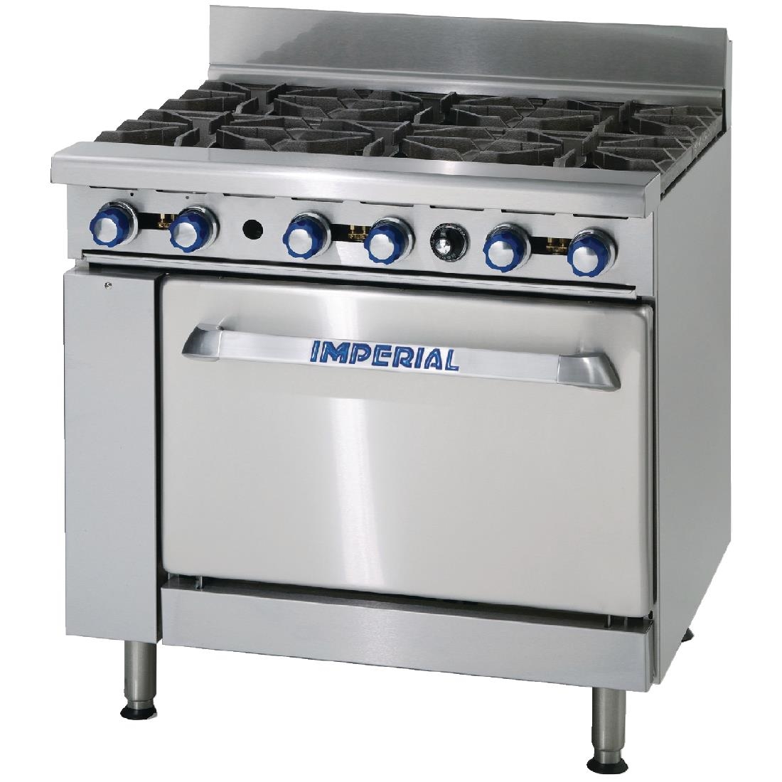 Imperial 6 Burner Natural Gas Oven Range IR6-N